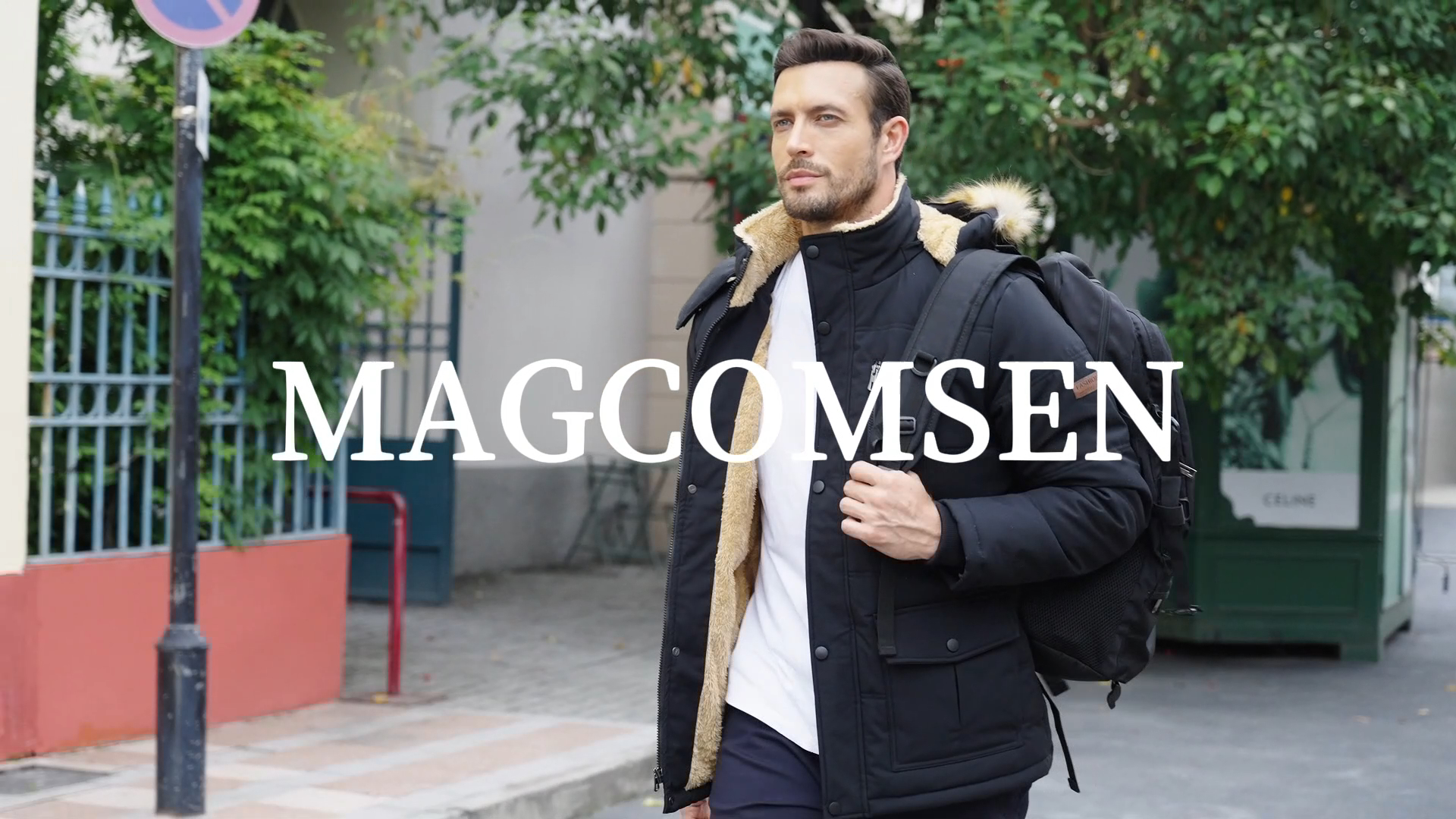 MAGCOMSEN Winter Coats for Men Fleece Lined Warm Water Repellent